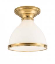 Hudson Valley 2612-AGB - 1 LIGHT SEMI FLUSH