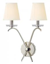 Hudson Valley 4482-PN - 2 LIGHT WALL SCONCE