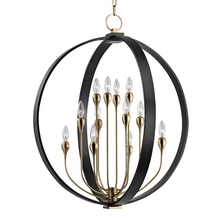 Hudson Valley 6730-AOB - 12 LIGHT CHANDELIER