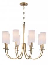 Hudson Valley 8028-AGB - 8 LIGHT CHANDELIER