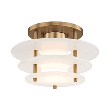 Hudson Valley 9012F-AGB - LED FLUSH MOUNT