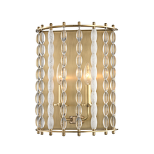 Hudson Valley 9300-AGB - 2 LIGHT WALL SCONCE