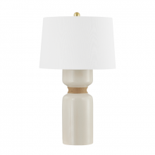 Hudson Valley BKO1101-AGB/CIC - 1 LIGHT TABLE LAMP