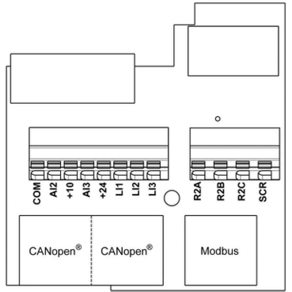 CARD COMMUNICATION &#040;2&#041; RJ45 CONNECTOR