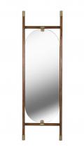 Kenroy Home 60585WDGAB - Carillo Rounded Floor Mirror