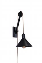 Kenroy Home 93780BL - Boone Indoor Wall Pulley Lantern