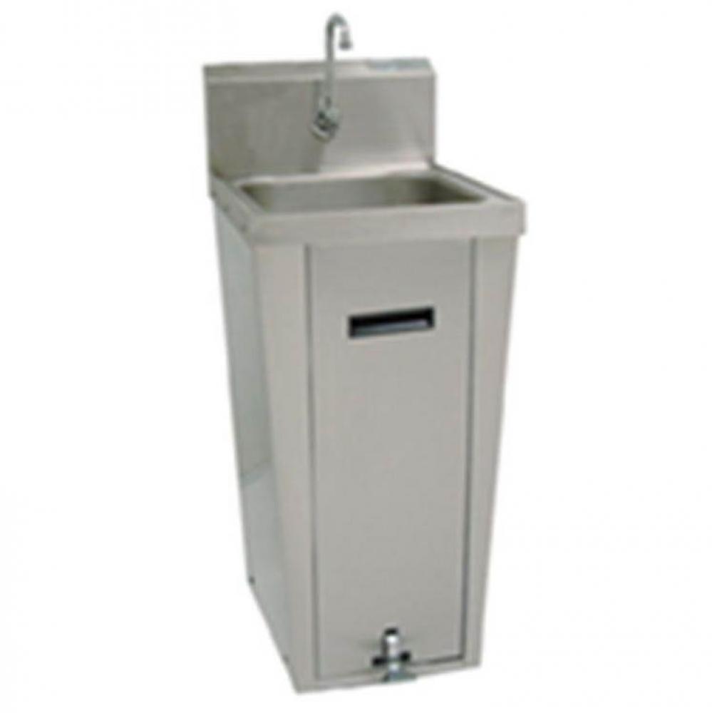 Hand Sink, pedestal mounted base