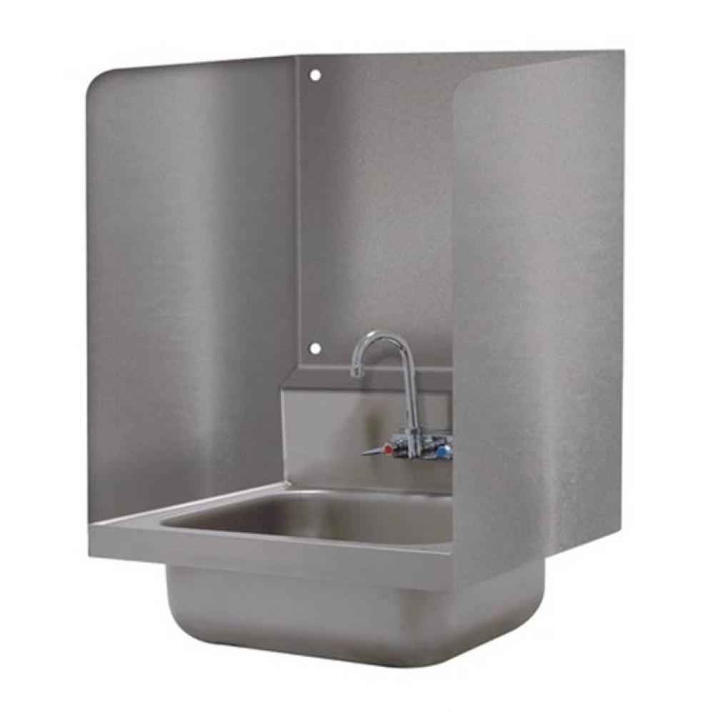 24&apos;&apos; High Side Splashed With Rear Panel (Welded) For 14 X 16 Bowl Hand Sinks