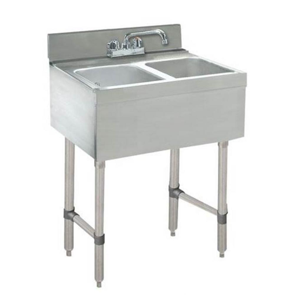 Underbar Basics Sink Unit, 2-compartment