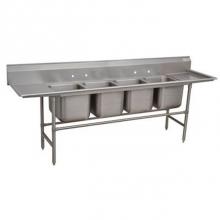 Advance Tabco 94-64-72-24RL - Regaline Sink, 4-compartment