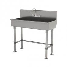 Advance Tabco 19-FM-1-ADA-F - Service Sink With Stainless Steel Legs And Flanged Feet