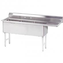Advance Tabco FC-3-3024-36R - Fabricated Sink