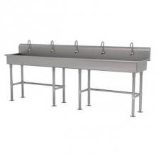 Advance Tabco FC-FM-100EFADA - Multiwash Hand Sink With Stainless Steel Legs And Flanged Feet