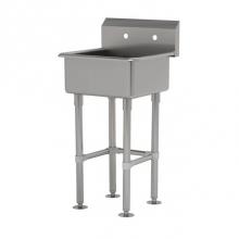Advance Tabco FC-FM-2219 - Service Sink With Stainless Steel Legs And Flanged Feet