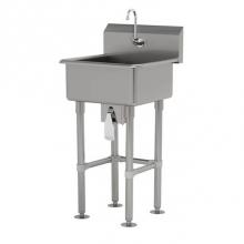 Advance Tabco FC-FM-2219KV - Service Sink With Stainless Steel Legs And Flanged Feet