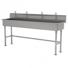 Advance Tabco FC-FM-80EF - Multiwash Hand Sink With Stainless Steel Legs And Flanged Feet