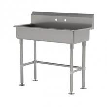 Advance Tabco FS-FM-1-ADA - Service Sink With Stainless Steel Legs And Flanged Feet