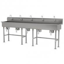 Advance Tabco FS-FM-100KV - Multiwash Hand Sink With Stainless Steel Legs And Flanged Feet