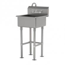 Advance Tabco FS-FM-2219-F - Service Sink With Stainless Steel Legs And Flanged Feet