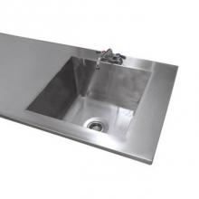 Advance Tabco TA-11K - Sink Welded Into Table Top