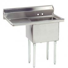 Advance Tabco FE-1-1812-18L - 18 Gauge Fabricated Sink