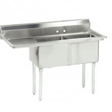 Advance Tabco FE-21812-18L - 18 Gauge Fabricated Sink