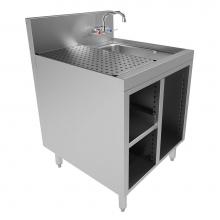 Advance Tabco PRSCS-25-24 - Prestige Underbar Drainboard Cabinet with sink
