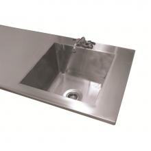 Advance Tabco TA-11F - Sink Welded Into Table Top