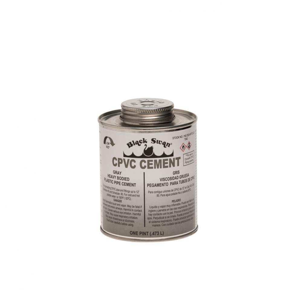 CPVC Cement (Gray) - Heavy Bodied - Pint