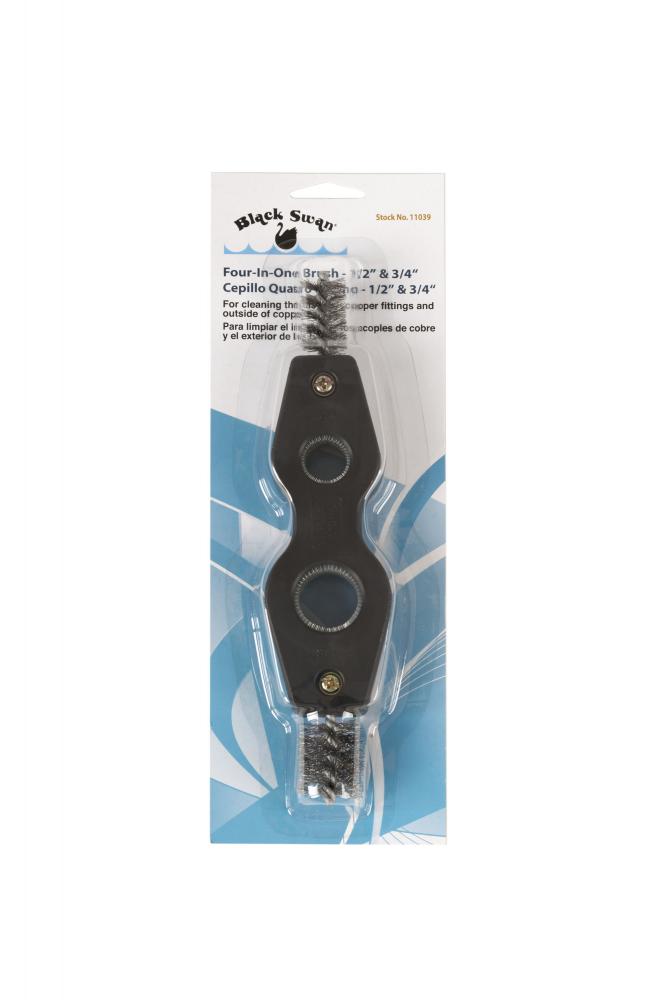 1/2&apos;&apos; x 3/4&apos;&apos;- Blister Card Four-In-One Cleaning &amp; Fitting Brush - Blister