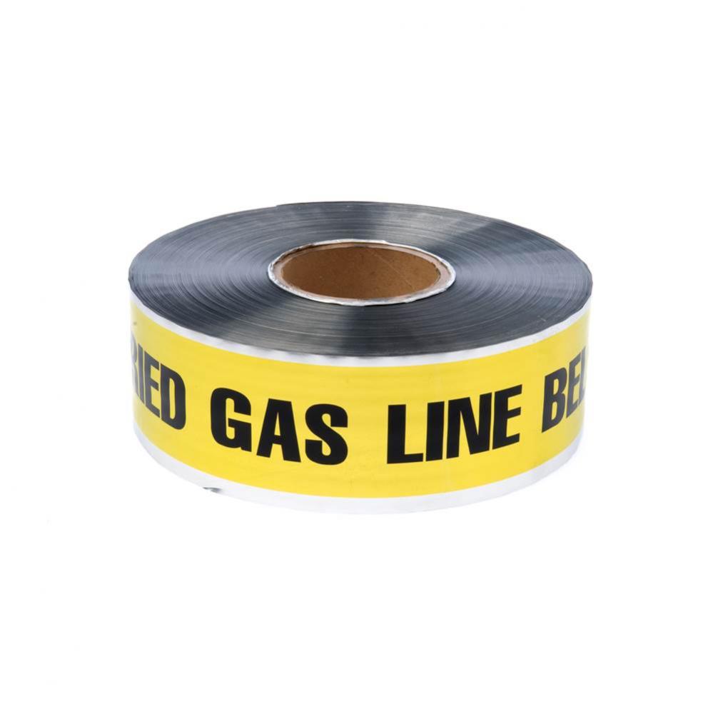 3&apos;&apos; x 1000&apos;&apos; Detectable Marking Tape - Yellow - Gas Line