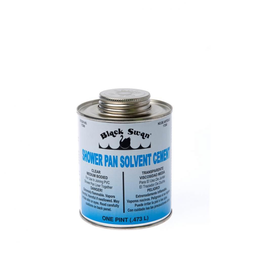 Shower Pan Solvent Cement - Pint