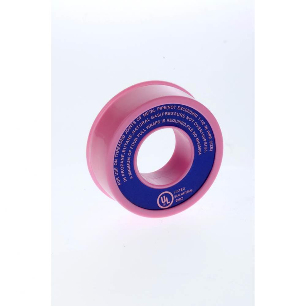 1/2 x 260 PTFE Tape Pink Water Line