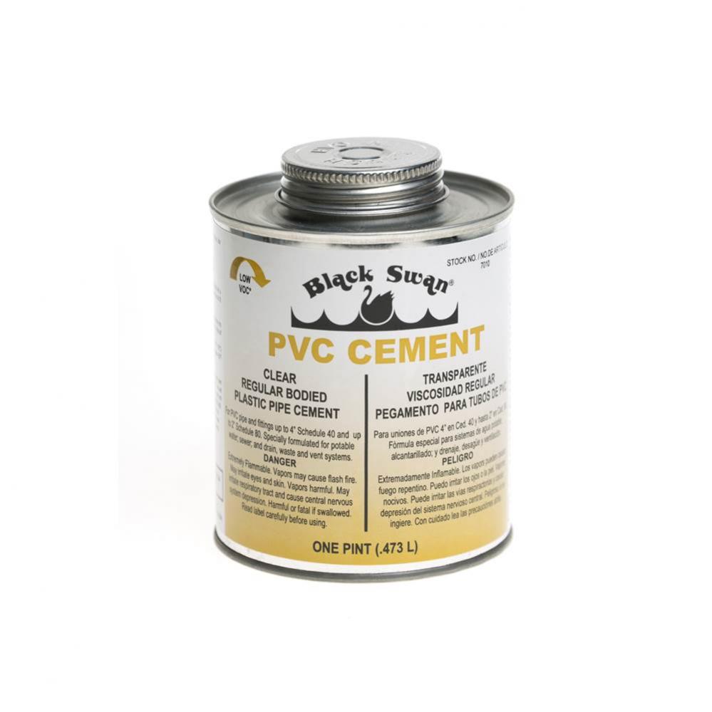 PVC Cement (Clear) - Regular Bodied - Pint
