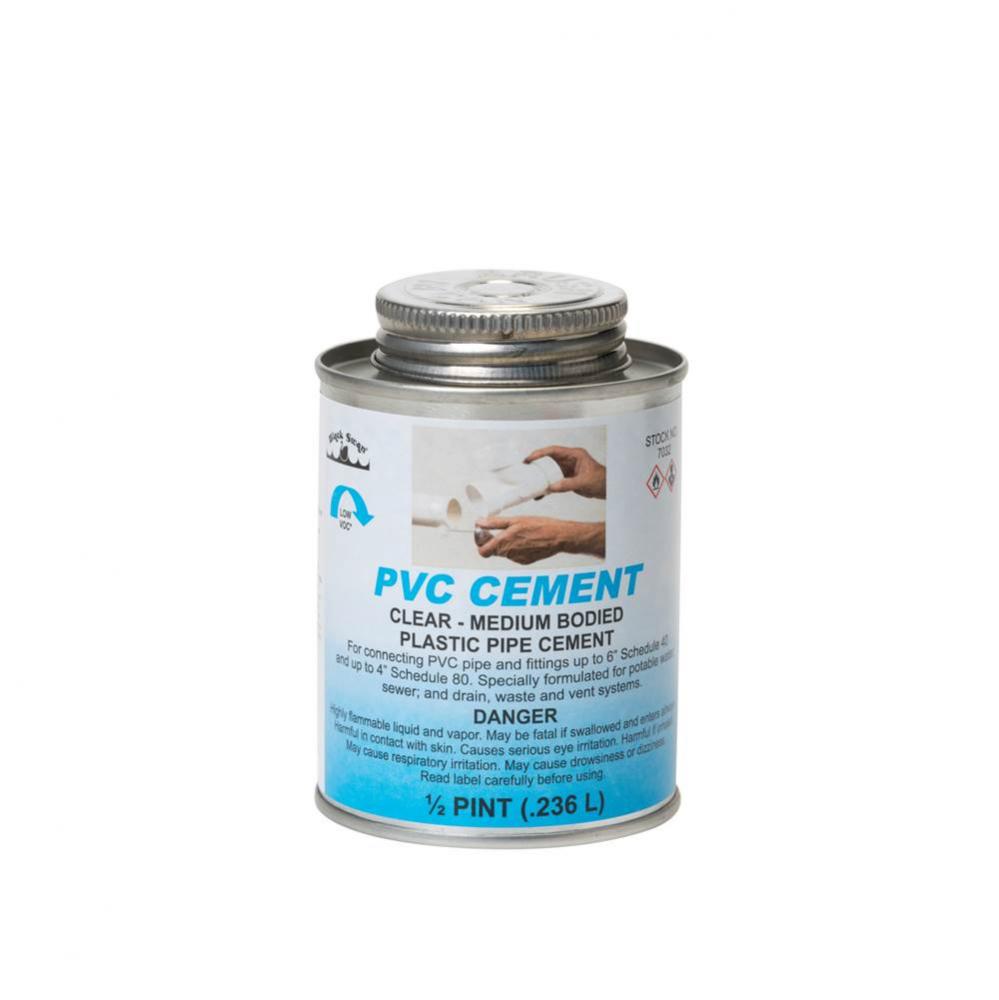 1/2 pint PVC Cement (Clear) - Medium Bodied