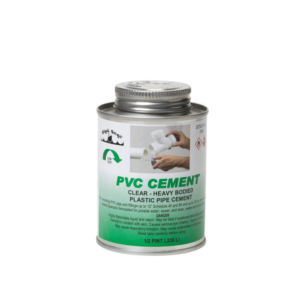 1/2 pint PVC Cement (Clear) - Heavy Bodied