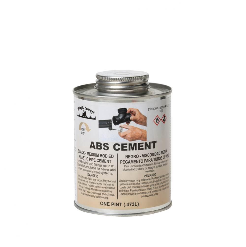 ABS Cement (Black) - Pint
