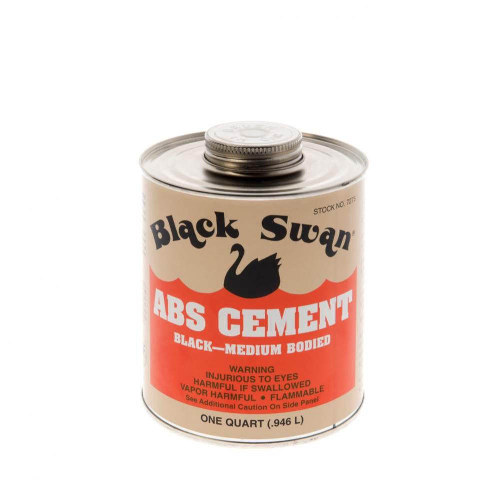 ABS Cement (Black) - Quart