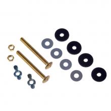 Black Swan 13170 - 5/16'' x 3'' Tank-To-Bowl Bolt Kit With Wing And Hex Nuts-Brass