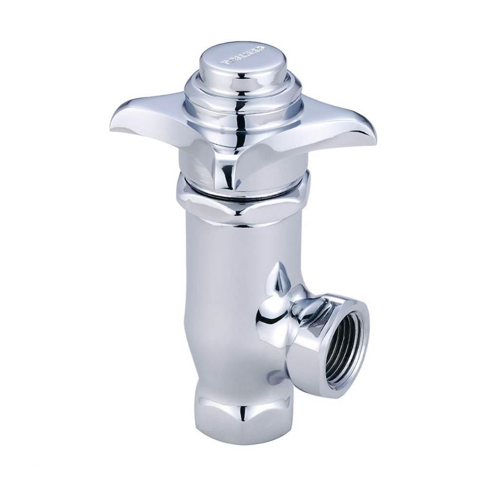 Selfclose-Angle Stop 4-Arm Hdl 3/8&apos;&apos; Inline-Pc