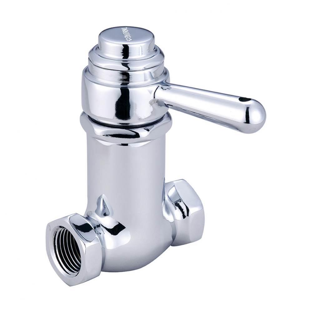 Selfclose-Shower Stop Lvr Hdl 1/2&apos;&apos; Inline-Pc