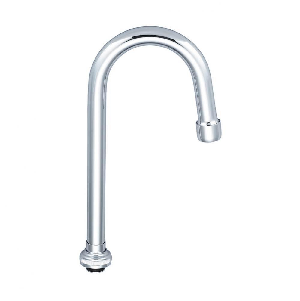 Two Handle Faucet-4-3/32&apos;&apos; Gooseneck Spout W/ Aerator