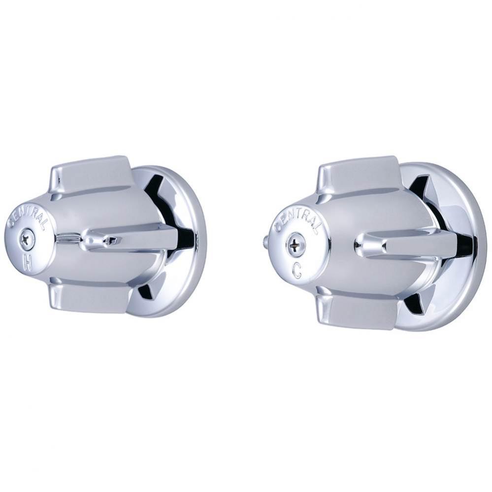 Tub &amp; Shower Trim-2 Canopy Hdl &amp; Escutcheon-Pc