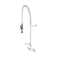Central Brass 0045-LE60-AD0 - Pre-Rinse-8'' Lvr Hdl Add-On Faucet 6'' Tube Spt-Pc