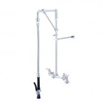 Central Brass 0045-LE61 - Pre-Rinse-8'' Lvr Hdl W/ Overhead Swivel Spt-Pc