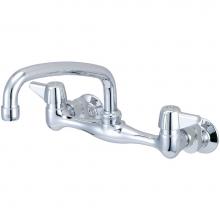 Central Brass 0047-SA1 - Kitchen-Wallmount 6-1/2'' To 9-1/2'' Two Canopy Hdls 8'' Tube Spt-Pc