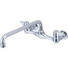 Central Brass 0047-UA3-Q - Kitchen-Wallmount 7-7/8'' To 8-1/8'' Two Canopy Hdls 12'' Tube Spt-P