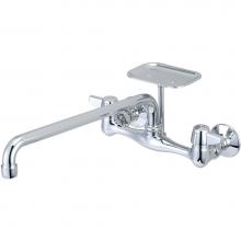Central Brass 0048-TA4 - Kitchen-Wallmount 7-7/8'' To 8-1/8'' Two Canopy Hdls 14'' Tube Spt S