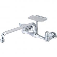 Central Brass 0048-UA3 - Kitchen-Wallmount 7-7/8'' To 8-1/8'' Two Canopy Hdls 12'' Tube Spt S