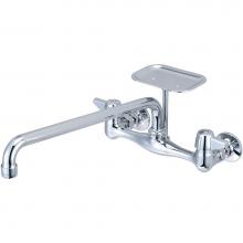 Central Brass 0048-UA4 - Kitchen-Wallmount 7-7/8'' To 8-1/8'' Two Canopy Hdls 14'' Tube Spt S